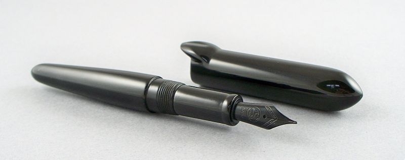 Solid Black - ebonite rod. 200 x 20mm